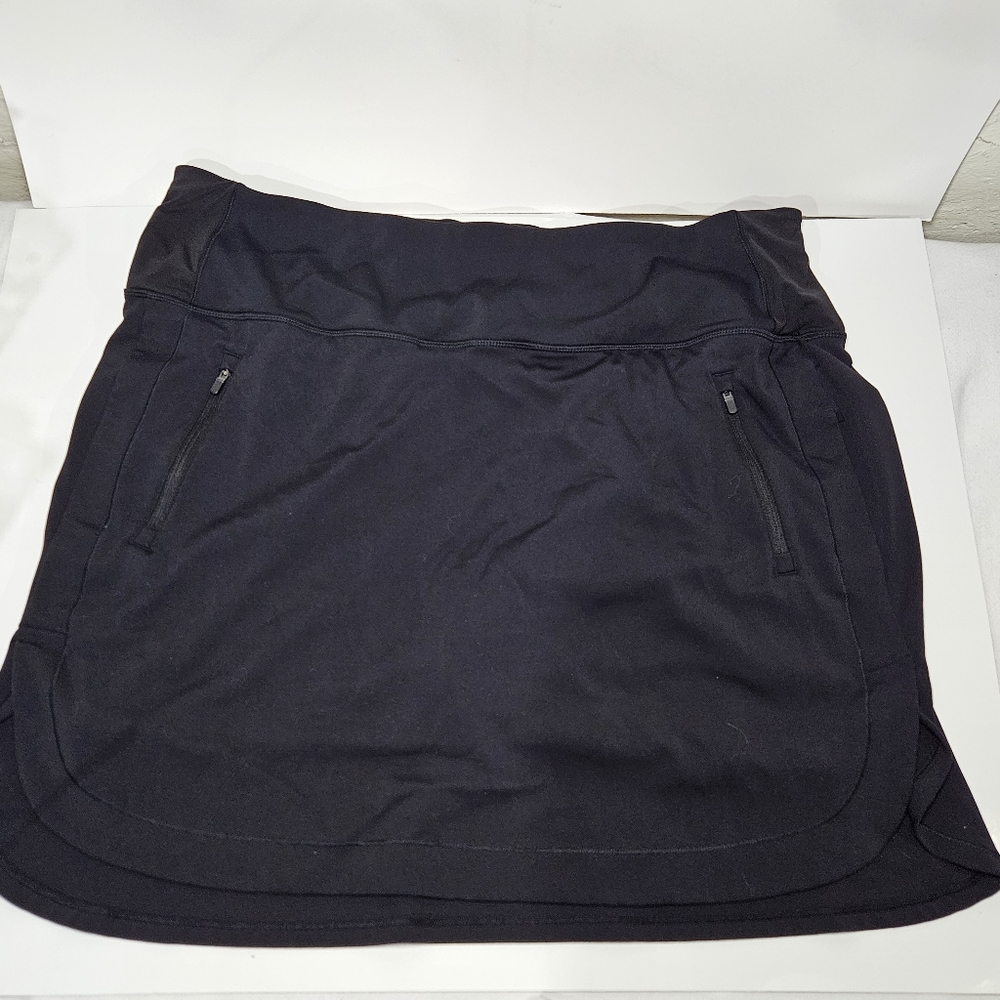 Athleta Fairway Golf Skort Black  18" 2XL
